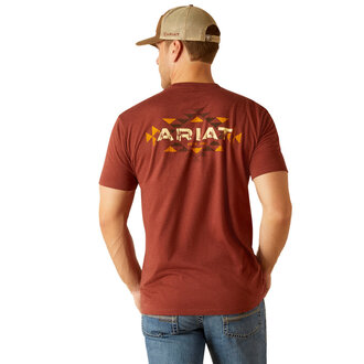 Ariat Ariat SW Cacti S/S Tshirt - Rusty Heather
