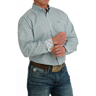 Cinch Cinch Button L/S Shirt - Blue/Purple