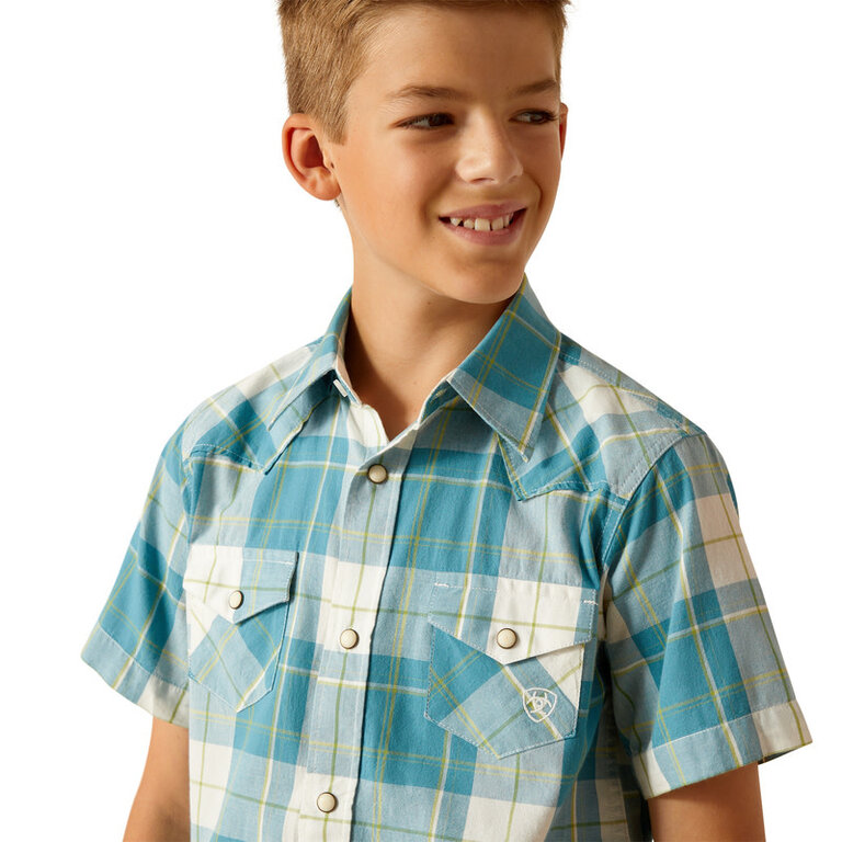Ariat Ariat Harry Retro Snap S/S Shirt - Gasoline