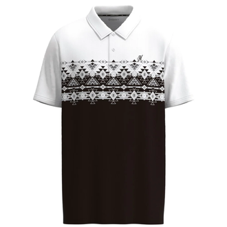 Hooey Hooey Weekender Polo Black/White