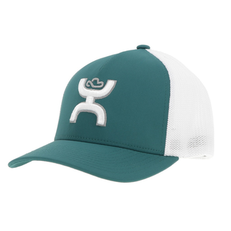 Hooey Hooey Coach FlexFit Cap - Teal/White