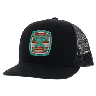 Hooey Hooey Zenith 6 Panel Trucker Cap -Black/Teal