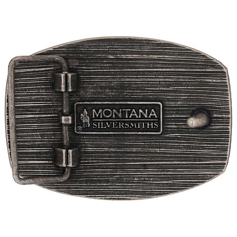 Montana Silversmiths Montana Silversmiths Faithful Frontier Attitude Buckle