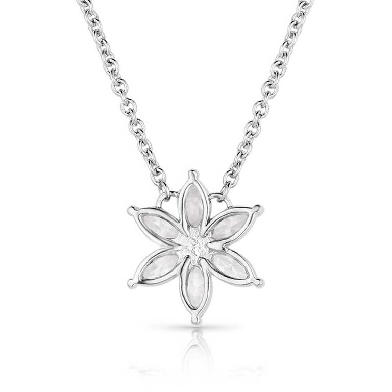 Montana Silversmiths Montana Silversmiths Floral Cheer Crystal Necklace