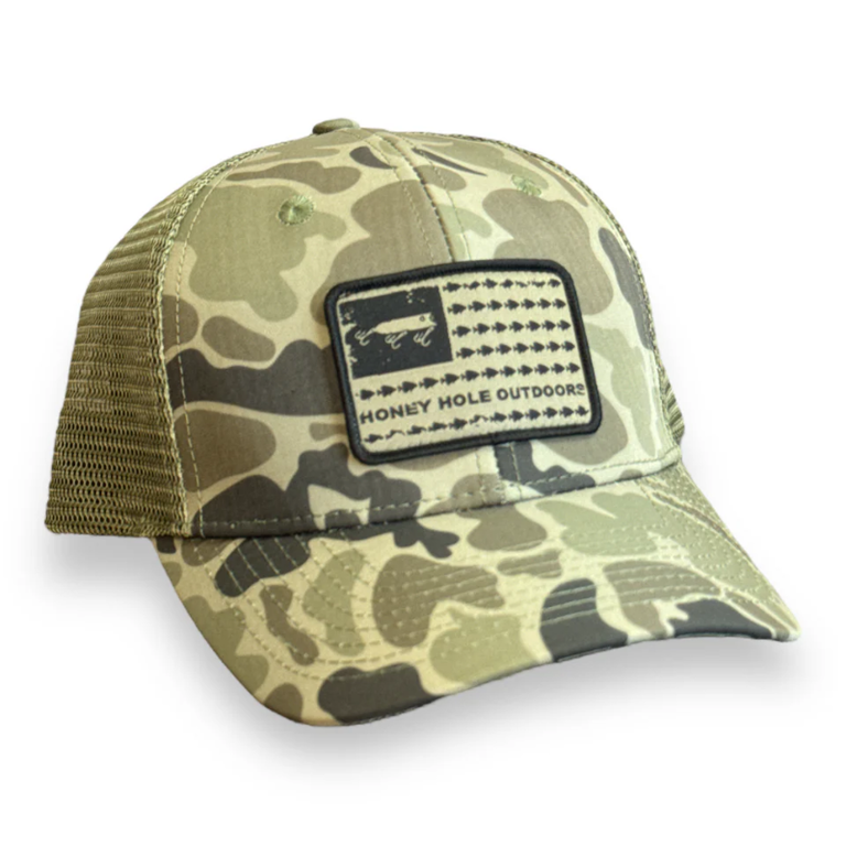 Honey Hole Honey Hole - Snapback- Lure Flag