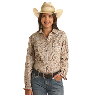 Panhandle Panhandle L/S Paisley Snap Shirt