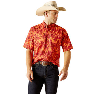Ariat Ariat VentTek Outbound S/S Shirt - Red Dwarf