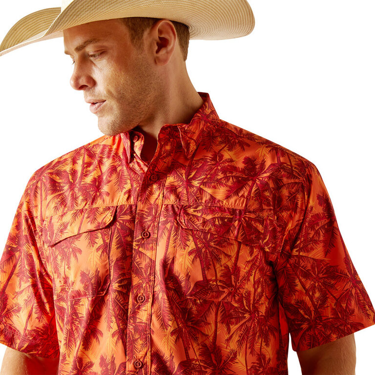 Ariat Ariat VentTek Outbound S/S Shirt - Red Dwarf