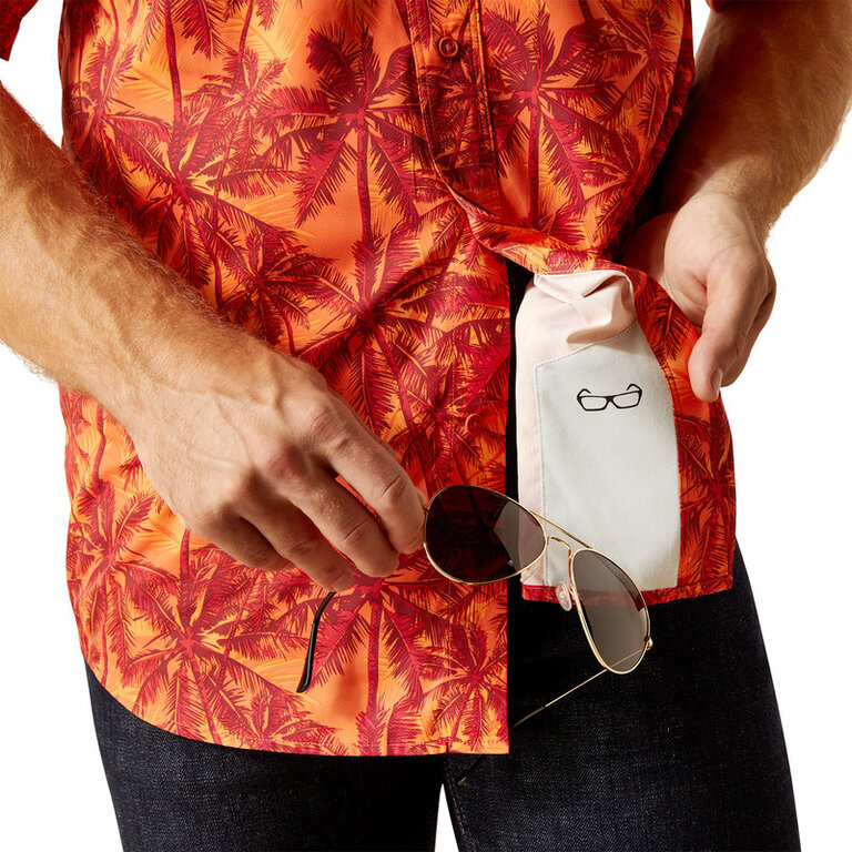 Ariat Ariat VentTek Outbound S/S Shirt - Red Dwarf