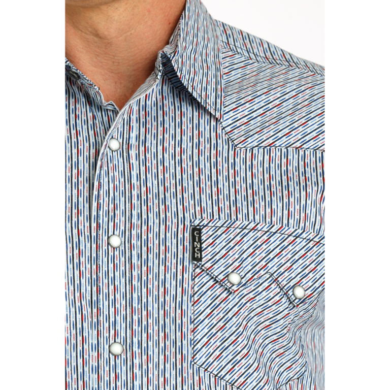 Cinch Cinch L/S Snap Print Modern Fit Shirt
