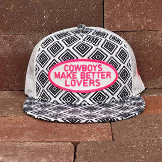 Cactus Alley Hat Co Cactus Alley Hat Co - Lovers Aztec - Black/White