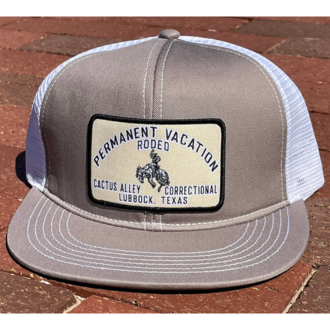 Cactus Alley Hat Co Cactus Alley Hat Co - Permanent Vacation - Grey/White