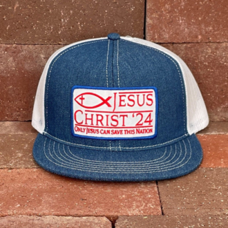 Cactus Alley Hat Co Cactus Alley Hat Co - Jesus 2024 - Dark Denim