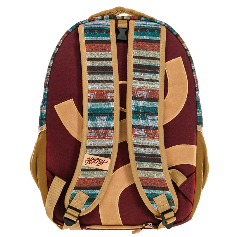 Hooey Hooey Recess Backpack Tan/Blue/Brown Serape Pattern