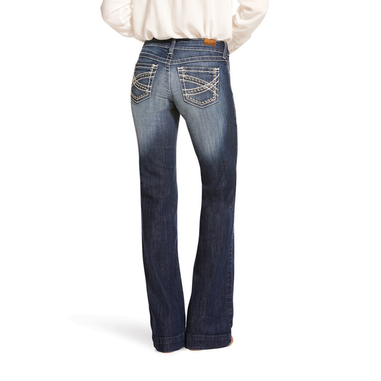 Ariat Ariat Mid-Rise Trouser Entwined Jeans - Marine