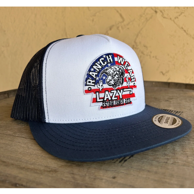 Lazy J Ranch Wear Cap - USA Patch