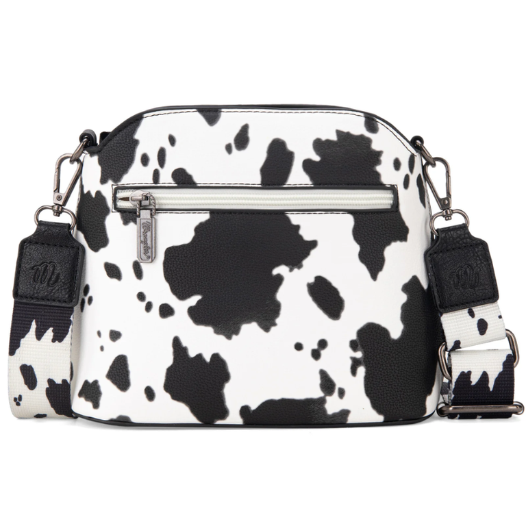 Wrangler Wrangler Cow Print Crossbody Bag - Black