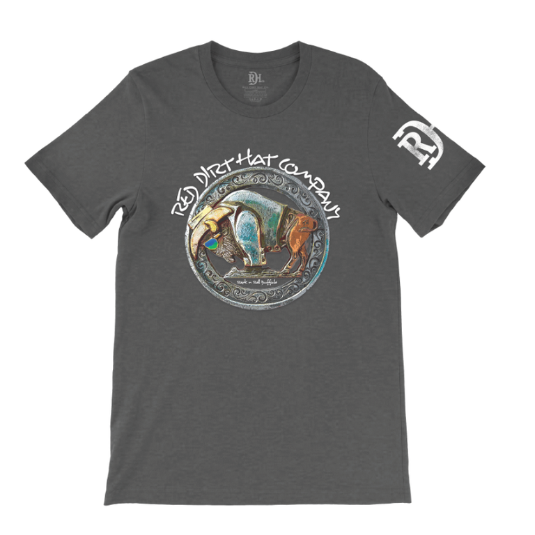 Red Dirt Hat Co Red Dirt Hat Co Rock n Roll Buffalo Tshirt