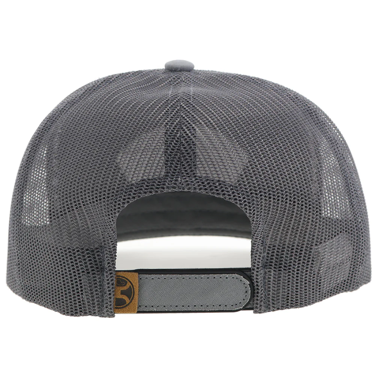 Hooey Hooey Cavvy Leather Patch Cap - Grey