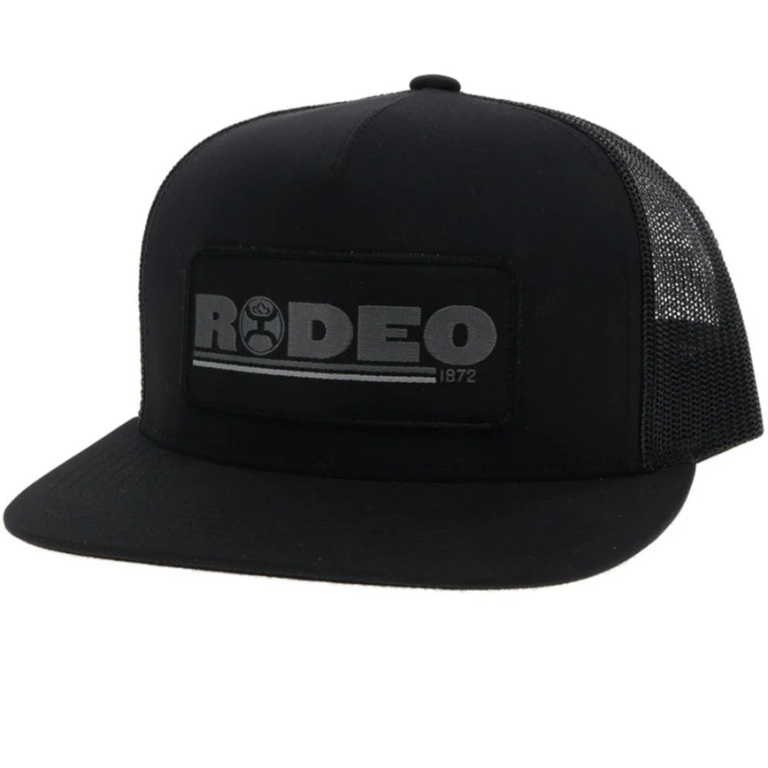 Hooey Hooey Rodeo Black Patch Cap - Black