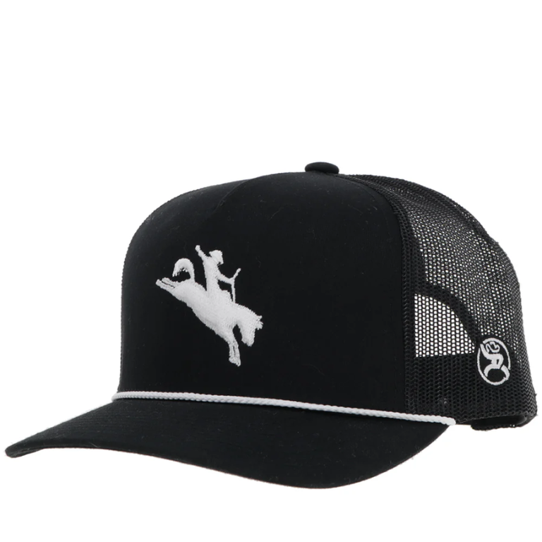 Hooey Hooey Whit Roughy Cap - Black/White