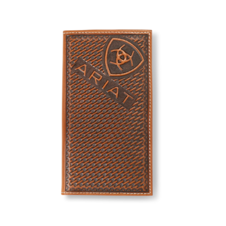 Ariat Ariat Sunburst Basketweave Rodeo Wallet