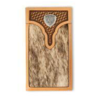 Ariat Ariat Hair On Tooled Leather Rodeo Wallet