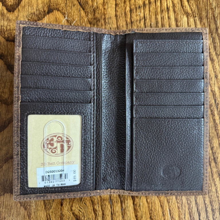 3D 3D Embroidered Buck Lace Rodeo Wallet