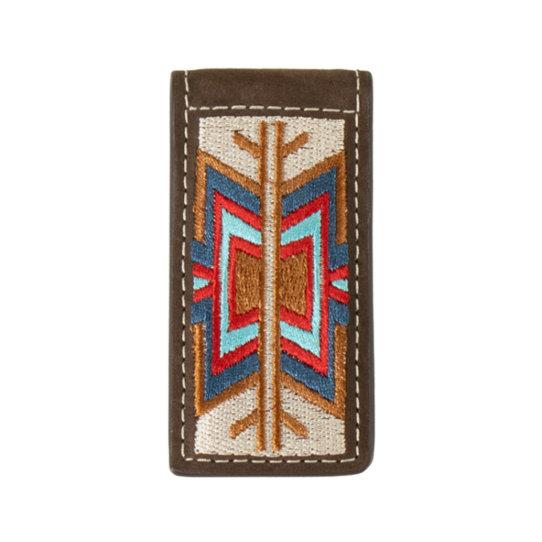 3D 3D Embroidered Inlay Magnetic Money Clip