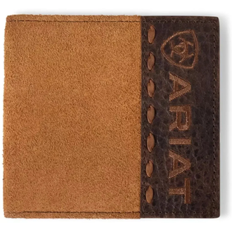 Ariat Ariat Croco Tan Roughout Bifold Wallet