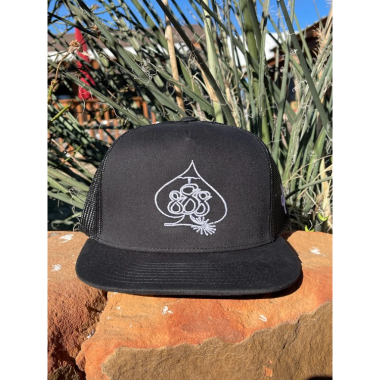 Cactus Alley Hat Co Cactus Alley 888 Spade Cap - Black
