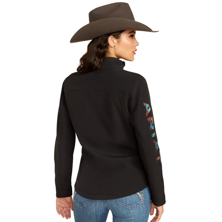 Ariat Ariat New Team Softshell Jacket - Black/Serrano Southwest Print