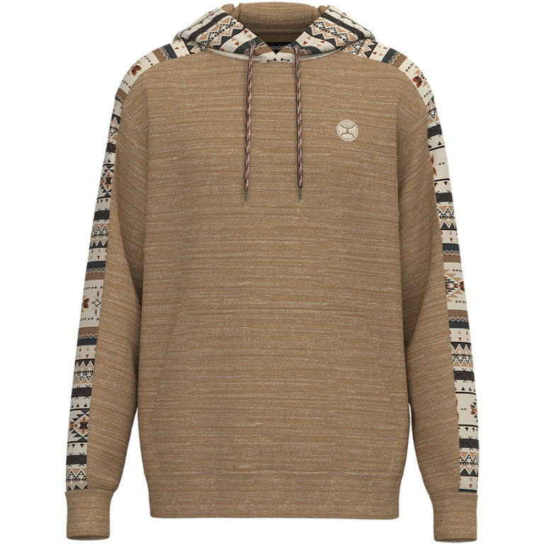 Hooey Hooey Canyon Hoodie - Light Brown/Aztec