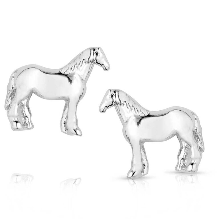 Montana Silversmiths Montana Silversmiths AQHA Quarter Horse Earrings