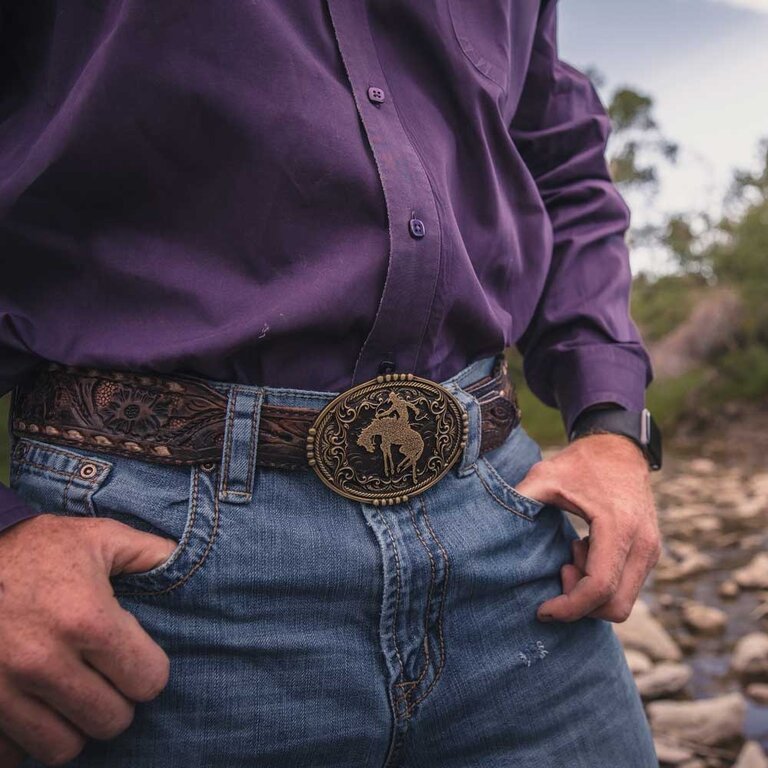 Montana Silversmiths Montana Silversmiths Buckin Bronc Buckle