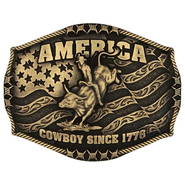 Montana Silversmiths Montana Silversmiths Cowboy Since 1776 Buckle