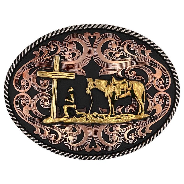 Montana Silversmiths Montana Silversmiths Christian Cowboy Buckle