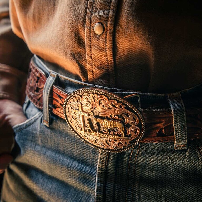 Montana Silversmiths Montana Silversmiths Christian Cowboy Buckle