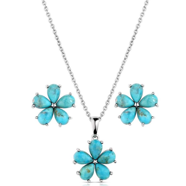 Montana Silversmiths Montana Silversmiths Floral Sky Set