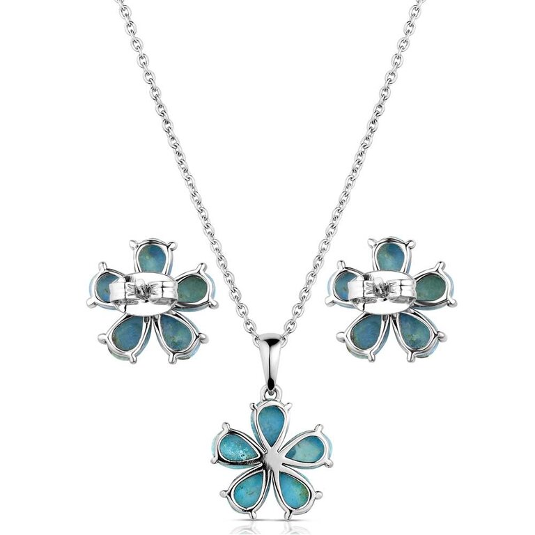 Montana Silversmiths Montana Silversmiths Floral Sky Set