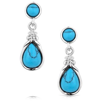 Montana Silversmiths Montana Silversmiths Blue Sands Turquoise Earrings