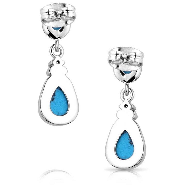 Montana Silversmiths Montana Silversmiths Blue Sands Turquoise Earrings