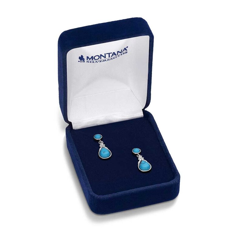 Montana Silversmiths Montana Silversmiths Blue Sands Turquoise Earrings