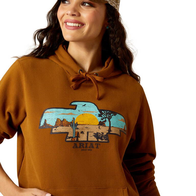 Ariat Ariat Horizon Hoodie - Chestnut Horse