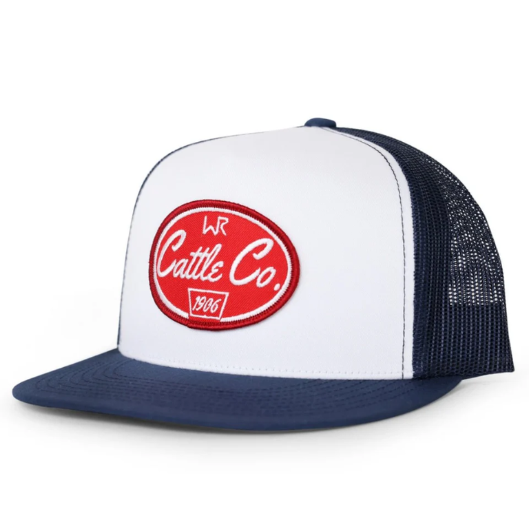 Whiskey Bent Whiskey Bent Cattle Co Cap - Blue/White