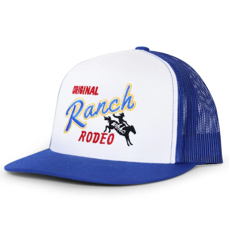 Whiskey Bent Whiskey Bent Ranch Rodeo Cap - Blue/White