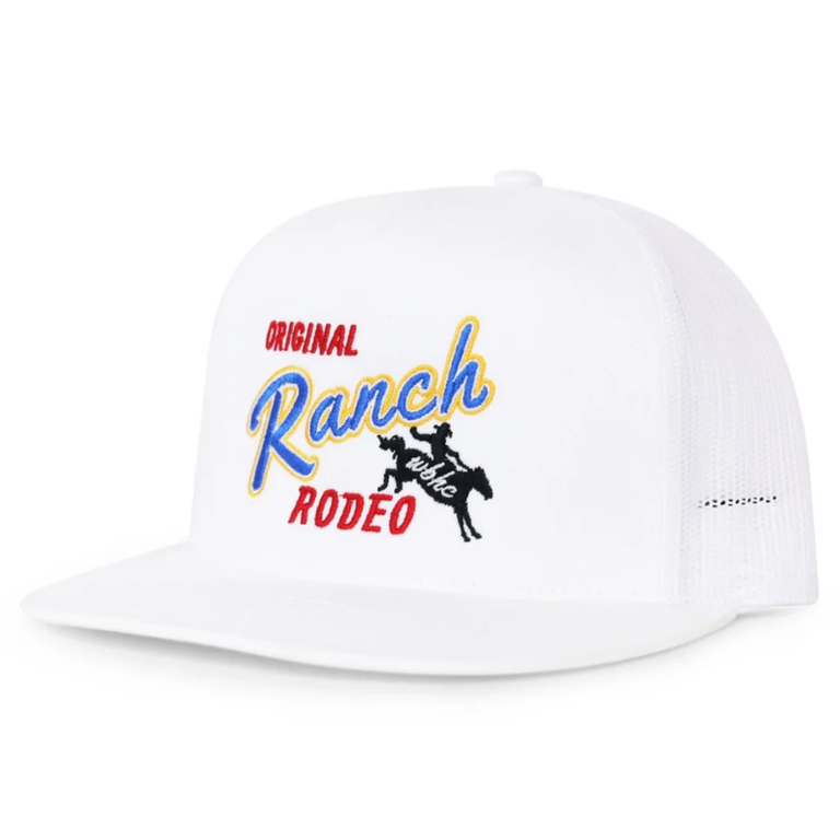 Whiskey Bent Ranch Rodeo Cap - White