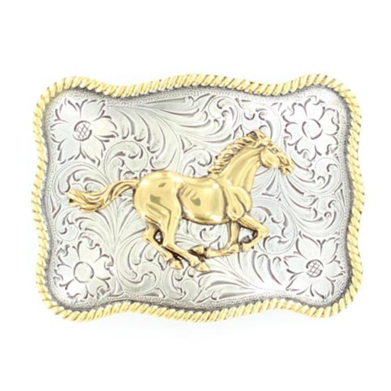 Nocona Nocona Running Horse Buckle