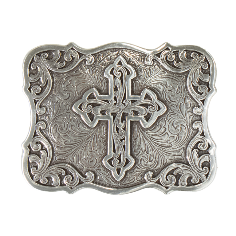 Blazin Roxx Blazin Roxx Rectangle Cross Buckle