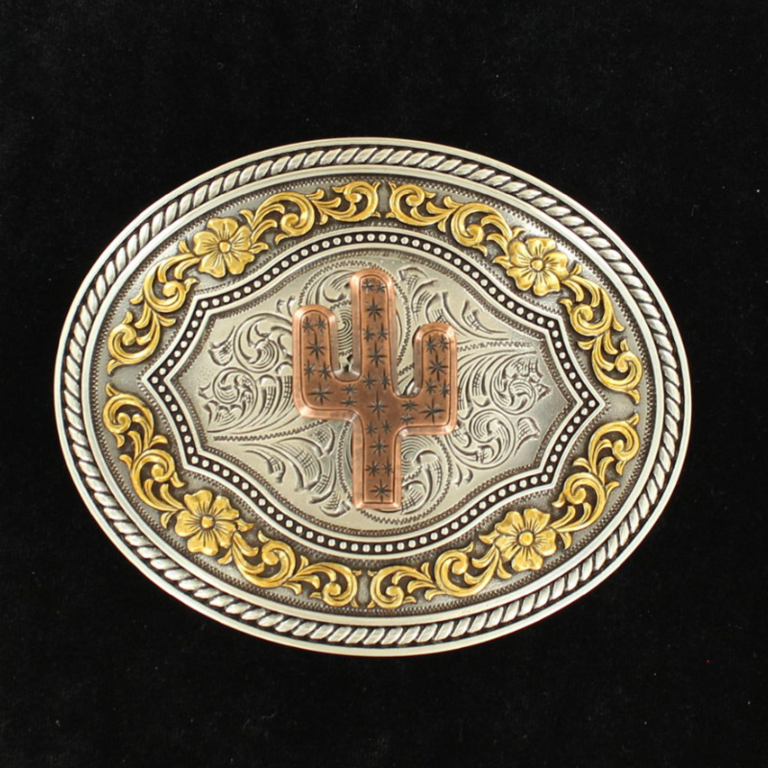 Nocona Nocona Oval Cactus Buckle